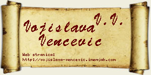 Vojislava Venčević vizit kartica